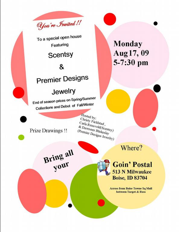 Open House Flyer from Goin Postal in Boise, ID 83705 Post Offices